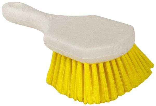 PRO-SOURCE - 1-1/2" Bristle Length, Polypropylene Utility Scrub Brush - 8-1/2" OAL, Plastic Block - All Tool & Supply