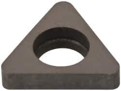 Made in USA - 3/8" Inscribed Circle, Triangle Shim for Indexables - Carbide, 1/8" Thick, ITSN Shim Style, Negative Rake - All Tool & Supply