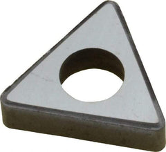 Made in USA - 1/2" Inscribed Circle, Triangle Shim for Indexables - Carbide, 3/16" Thick, ITSN Shim Style, Negative Rake - All Tool & Supply