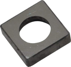 Made in USA - 3/4" Inscribed Circle, Square Shim for Indexables - Carbide, 3/16" Thick, ISSN Shim Style, Negative Rake, Left Hand Cut - All Tool & Supply