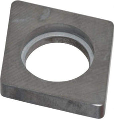 Made in USA - 3/4" Inscribed Circle, Diamond (Shape) Shim for Indexables - Carbide, 3/16" Thick, ICSN Shim Style, Negative Rake, Left Hand Cut - All Tool & Supply