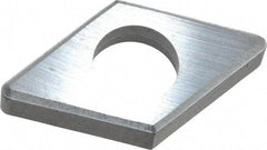 Made in USA - 5/8" Inscribed Circle, Diamond (Shape) Shim for Indexables - Carbide, 3/16" Thick, IDSN Shim Style, Negative Rake, Left Hand Cut - All Tool & Supply