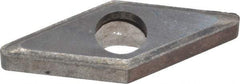 Made in USA - 3/8" Inscribed Circle, Diamond (Shape) Shim for Indexables - Carbide, 1/8" Thick, IVSN Shim Style, Negative Rake, Right Hand Cut - All Tool & Supply