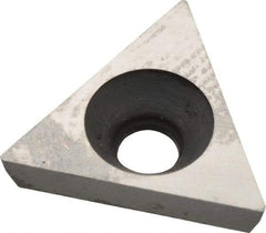 Made in USA - 3/8" Inscribed Circle, Triangle Shim for Indexables - Carbide, 1/8" Thick, PTP Shim Style, Positive Rake - All Tool & Supply