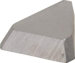 Made in USA - 3/8" Inscribed Circle, Triangle, T Chipbreaker for Indexables - Left Hand, Right Hand Cut, 0.094" Thick, 0.047" Effective Width, Carbide - All Tool & Supply