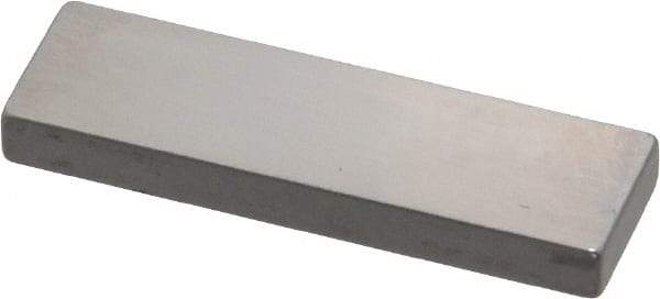 Mitutoyo - 0.124" Rectangular Steel Gage Block - Accuracy Grade 0, Includes Certificate of Inspection - All Tool & Supply