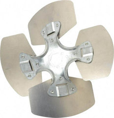 Made in USA - 10" Blade Diam, Commercial Fan Blade - Counterclockwise Rotation, 4 Blades - All Tool & Supply