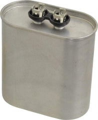 Value Collection - 60 Microfarad Motor Capacitor - 440 Volts, 3.66" Wide x 1.97" Deep x 3-3/4" High - All Tool & Supply