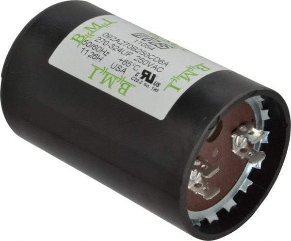 Value Collection - 270-324 Microfarad Motor Capacitor - 250 Volts - All Tool & Supply