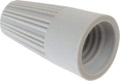 Thomas & Betts - 1, 22 + & 1, 20 to 2, 16 AWG, 300 Volt, Corrosion Resistant, Standard Twist on Wire Connector - Gray - All Tool & Supply