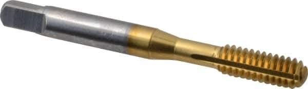 OSG - 1/4-20 UNC H8 Thread Limit Bottoming Thread Forming Tap - Cobalt, TiN Finish, 2-1/2" OAL, 1" Thread Length, Right Hand Thread, Series HY-PRO NRT - All Tool & Supply