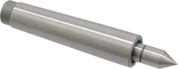 Royal Products - MT2 Taper Shank, 0.7" Head Diam 690 Lb Capacity Live Center - 5,000 Max RPM, 1/8" Head Length, 0.39" Point Diam, 7/8" Point Len, 540 Lb Max Workpc, 3-15/16" OAL, Standard Point - All Tool & Supply