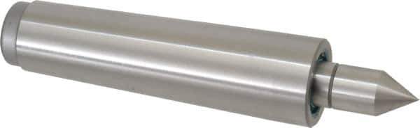 Royal Products - MT4 Taper Shank, 1.231" Head Diam 1,835 Lb Capacity Live Center - 4,500 Max RPM, 3/16" Head Length, 5/8" Point Diam, 1-3/8" Point Len, 1,400 Lb Max Workpc, 5-15/16" OAL, Standard Point - All Tool & Supply