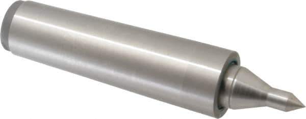 Royal Products - MT5 Taper Shank, 1-3/4" Head Diam 1,835 Lb Capacity Live Center - 4,500 Max RPM, 1.0938" Point Diam, 2" Point Len, 1,050 Lb Max Workpc, 8-1/16" OAL, 1/2" Tip Diam, Long Point - All Tool & Supply