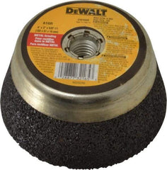 DeWALT - 4" Diam, 2" Overall Thickness, 16 Grit, Type 11 Tool & Cutter Grinding Wheel - Very Coarse Grade, Aluminum Oxide, R Hardness, 9,000 RPM - All Tool & Supply