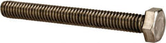 Value Collection - 5/16-18 UNC, 2-3/4" Length Under Head Hex Head Cap Screw - Fully Threaded, Grade 316 Stainless Steel, Uncoated, 1/2" Hex - All Tool & Supply