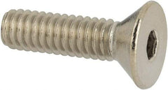 Value Collection - #8-32 UNC Hex Socket Drive, 82° Flat Screw - Grade 316 Stainless Steel, 5/8" OAL - All Tool & Supply