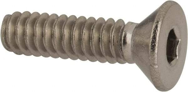 Value Collection - #10-24 UNC Hex Socket Drive, 82° Flat Screw - Grade 316 Stainless Steel, 3/4" OAL - All Tool & Supply