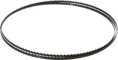 Starrett - 4 TPI, 7' 8" Long x 1/4" Wide x 0.025" Thick, Welded Band Saw Blade - Carbon Steel, Toothed Edge, Raker Tooth Set, Flexible Back, Contour Cutting - All Tool & Supply