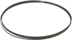 Starrett - 4 TPI, 14' Long x 1/4" Wide x 0.025" Thick, Welded Band Saw Blade - Carbon Steel, Toothed Edge, Raker Tooth Set, Flexible Back, Contour Cutting - All Tool & Supply