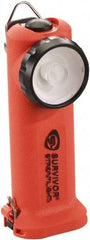 Streamlight - White LED Bulb, 175 Lumens, Industrial/Tactical Flashlight - Orange Plastic Body, 1 4.8 V\xB6Sub-C NiCad Battery Included - All Tool & Supply