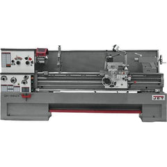 Jet - 18" Swing, 80" Between Centers, 230/460 Volt, Triple Phase Engine Lathe - 7MT Taper, 7-1/2 hp, 25 to 1,800 RPM, 3-1/8" Bore Diam, 40" Deep x 48-7/8" High x 136 -1/8" Long - All Tool & Supply