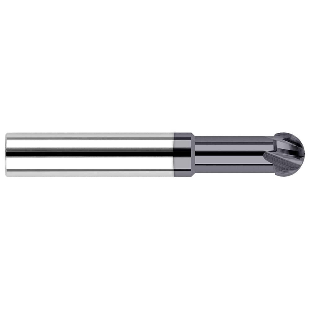 Harvey Tool - 1/4" Diam 220° Wrap Angle 0.168" LOC 4-Flute AlTiN Finish Undercut End Mill - Exact Industrial Supply