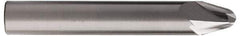 Accupro - 15° Taper Angle per Side, 1/16" Small End Diam, 0.262" LOC, Solid Carbide 2 Flute Tapered Ball End Mill - 2" OAL, 3/16" Shank Diam, Spiral Flute - All Tool & Supply