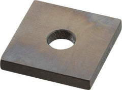 Mitutoyo - 0.139" Square Steel Gage Block - Accuracy Grade 0, Includes Certificate of Inspection - All Tool & Supply