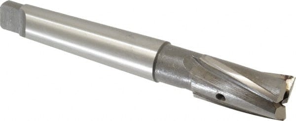 Value Collection - 13/16" Diam, 3 Flutes, Morse Taper Shank, Interchangeable Pilot Counterbore - All Tool & Supply