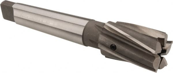 Value Collection - 1-5/16" Diam, 5 Flutes, Morse Taper Shank, Interchangeable Pilot Counterbore - All Tool & Supply