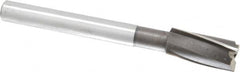 Value Collection - 23/32" Diam, 1/2" Shank, Diam, 3 Flutes, Straight Shank, Interchangeable Pilot Counterbore - All Tool & Supply