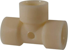 Green Leaf - 1 x 1/4" Nylon Plastic Pipe Tee - FIPT x FIPT x FIPT x FIPT End Connections - All Tool & Supply