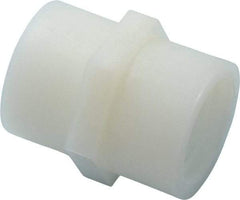 Green Leaf - 1/2" Nylon Plastic Pipe Coupling - FIPT x FIPT End Connections - All Tool & Supply