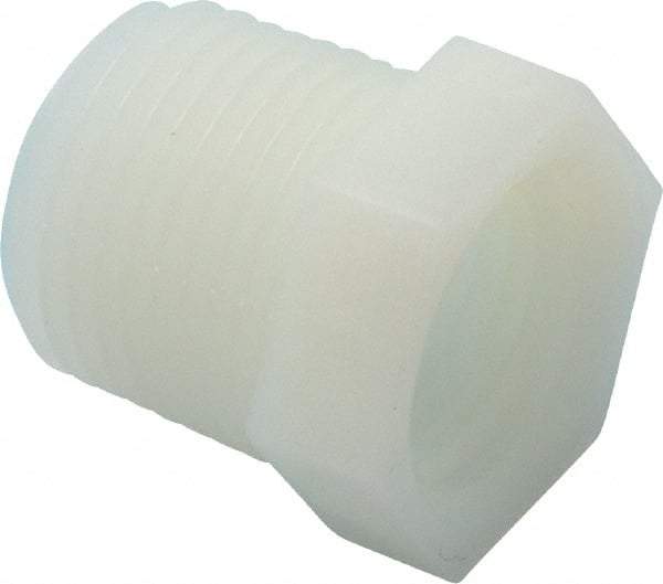 Green Leaf - 3/8 x 1/4" Nylon Plastic Pipe Reducer Bushing - MIPT x FIPT End Connections - All Tool & Supply