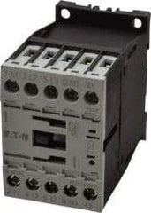 Eaton Cutler-Hammer - 3 Pole, 24 to 27 Coil VDC, 20 Amp, Nonreversible Open Enclosure IEC Contactor - 1 Phase hp: 0.25 at 115 V, 0.75 at 200 V, 1 at 230 V, 3 Phase hp: 1.5 at 200 V, 2 at 230 V, 3 at 460 V, 5 at 575 V, 7 Amp Inductive Load Rating Listed - All Tool & Supply