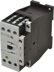 Eaton Cutler-Hammer - 3 Pole, 24 to 27 Coil VDC, 40 Amp, Nonreversible Open Enclosure IEC Contactor - 1 Phase hp: 2 at 115 V, 3 at 200 V, 5 at 230 V, 3 Phase hp: 10 at 230 V, 15 at 460 V, 20 at 575 V, 7.5 at 200 V, 25 Amp Inductive Load Rating Listed - All Tool & Supply