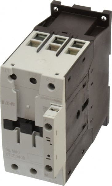 Eaton Cutler-Hammer - 3 Pole, 220 Coil VAC at 50 Hz and 240 Coil VAC at 60 Hz, 63 Amp, Nonreversible Open Enclosure IEC Contactor - Exact Industrial Supply