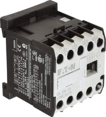 Eaton Cutler-Hammer - 3 Pole, 208 Coil VAC at 60 Hz, Nonreversible Open Enclosure IEC Contactor - 1 Phase hp: 0.5 at 115 V, 1 at 200 V, 1.5 at 230 V, 3 Phase hp: 2 at 200 V, 3 at 230 V, 5 at 460 V, 5 at 575 V, 8.80 Amp Inductive Load Rating Listed - All Tool & Supply