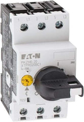 Eaton Cutler-Hammer - 20 Amp, IEC, Open Pushbutton Manual Motor Starter - 45mm Wide x 94mm Deep x 3.6667" High, 15 hp at 600 V & 5 hp at 200 V, CE Approved, CSA Certified, DIN VDE, EN/IEC, UL 508 Type E Compliant & UL Listed - All Tool & Supply