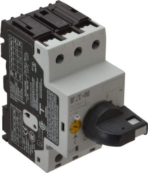 Eaton Cutler-Hammer - 1.6 Amp, IEC, Open Pushbutton Manual Motor Starter - 45mm Wide x 94mm Deep x 3.6667" High, 3/4 hp at 480/600 V, CE Approved, CSA Certified, DIN VDE, EN/IEC, UL 508 Type E Compliant & UL Listed - All Tool & Supply