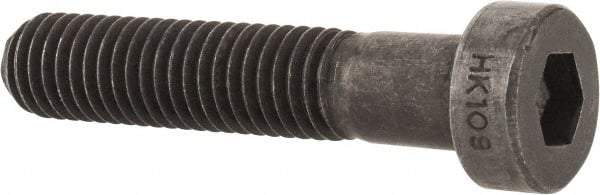 Holo-Krome - M8x1.25 Metric Coarse Hex Socket Drive, Low Socket Cap Screw - Grade 10.9 Alloy Steel, Black Oxide Finish, Partially Threaded, 40mm Length Under Head - All Tool & Supply