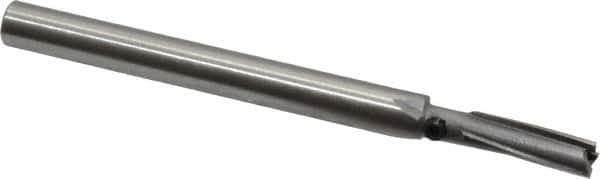 Made in USA - 3/16" Diam, 15/64" Shank, Diam, 3 Flutes, Straight Shank, Interchangeable Pilot Counterbore - All Tool & Supply