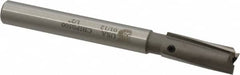 Made in USA - 1/2" Diam, 7/16" Shank, Diam, 3 Flutes, Straight Shank, Interchangeable Pilot Counterbore - All Tool & Supply