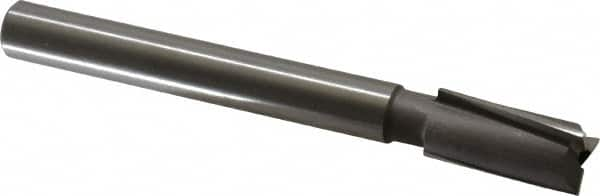 Made in USA - 5/8" Diam, 1/2" Shank, Diam, 3 Flutes, Straight Shank, Interchangeable Pilot Counterbore - All Tool & Supply