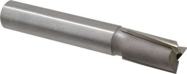 Made in USA - 1-1/8" Diam, 1" Shank, Diam, 3 Flutes, Straight Shank, Interchangeable Pilot Counterbore - All Tool & Supply