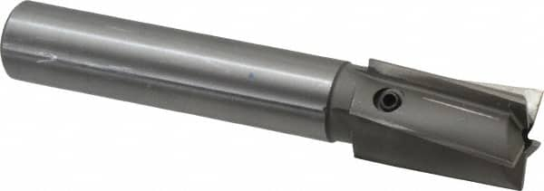 Made in USA - 1-1/4" Diam, 1" Shank, Diam, 5 Flutes, Straight Shank, Interchangeable Pilot Counterbore - All Tool & Supply