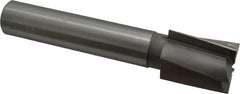 Made in USA - 1-3/4" Diam, 1-1/4" Shank, Diam, 5 Flutes, Straight Shank, Interchangeable Pilot Counterbore - All Tool & Supply