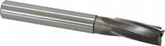 Value Collection - 17/32" Diam, 1/2" Shank, Diam, 3 Flutes, Straight Shank, Interchangeable Pilot Counterbore - All Tool & Supply