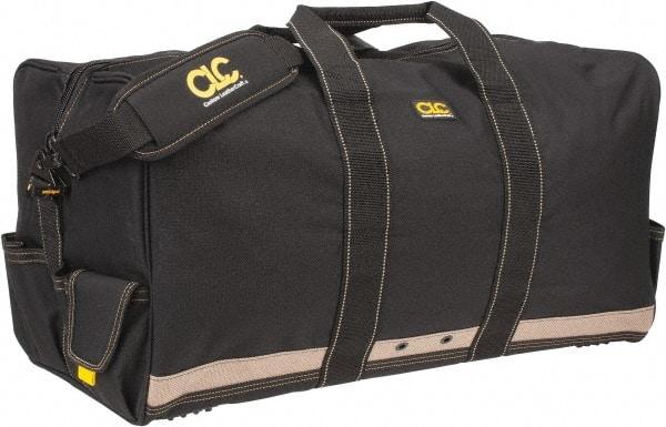 CLC - 6 Pocket Black Polyester Tool Bag - 24" Wide x 12" Deep x 12" High - All Tool & Supply